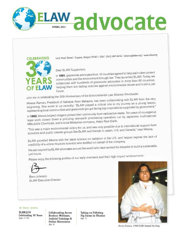 ELAW Advocate Spring 2021