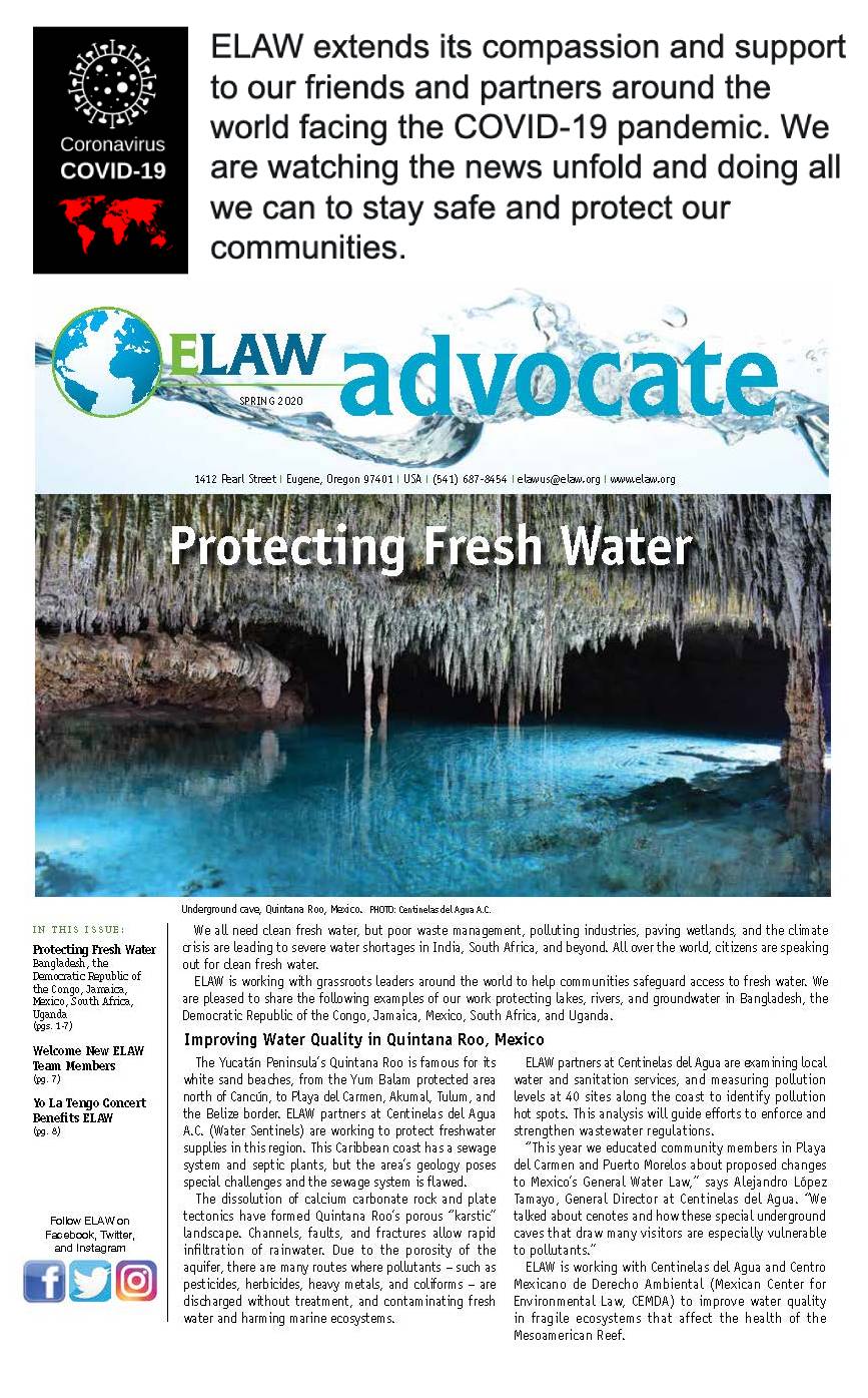 ELAW Avocate Spring 2020