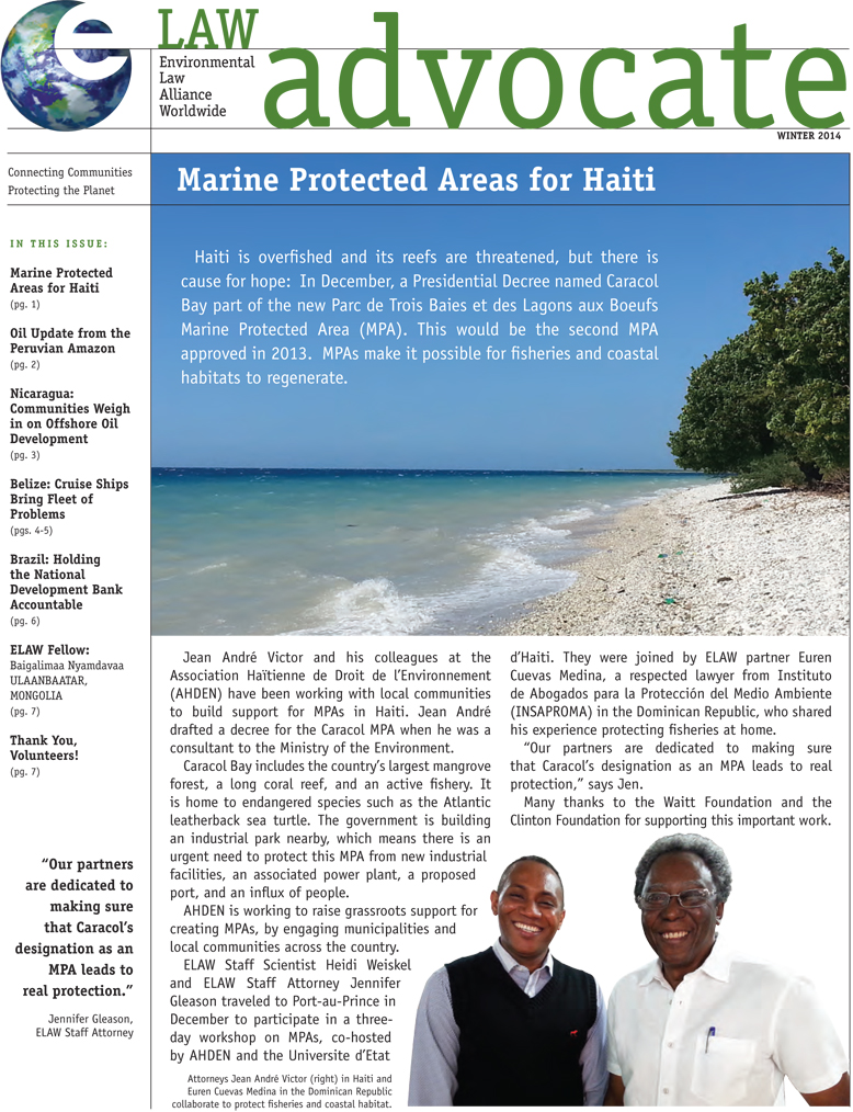 Marine Protected Areas for Haiti