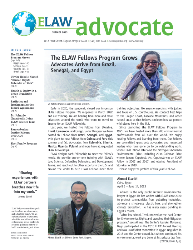 ELAW Advocate, Summer 2023