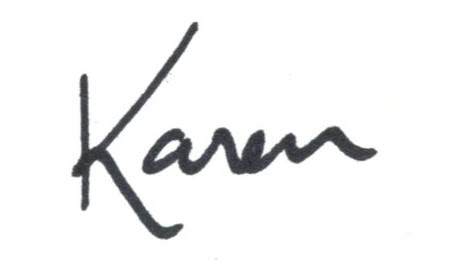 Karen's signature